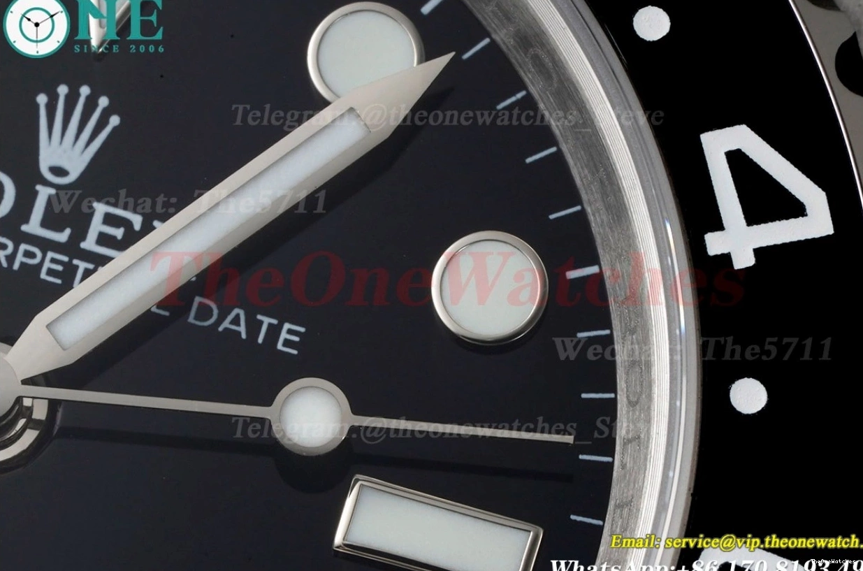 40mm Black VR3186 GMT GMF II Master 126720 Sprite SS Jub Dial SS 0521